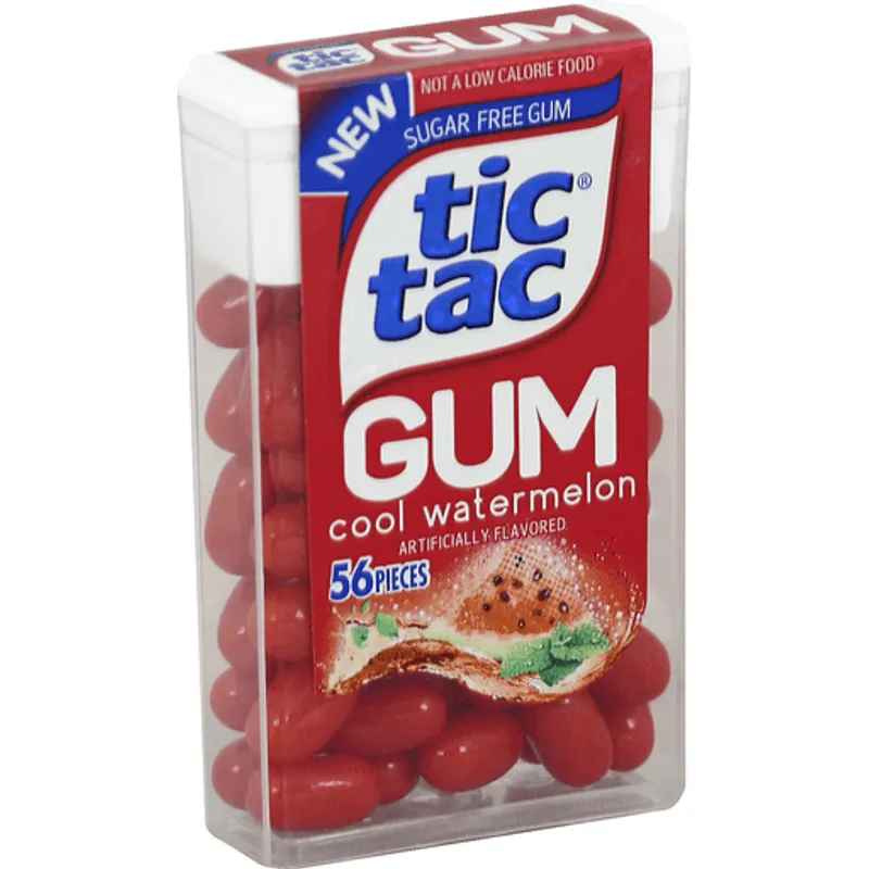 Tic Tac Sugar Free Cool Watermelon Gum Box view 1