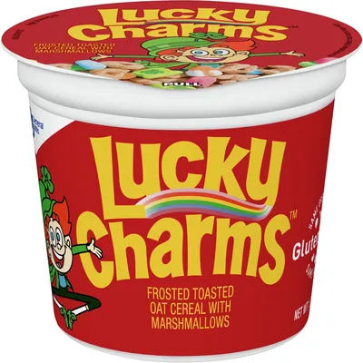 Lucky Charms Breakfast Cereal Cups 1.7oz Container