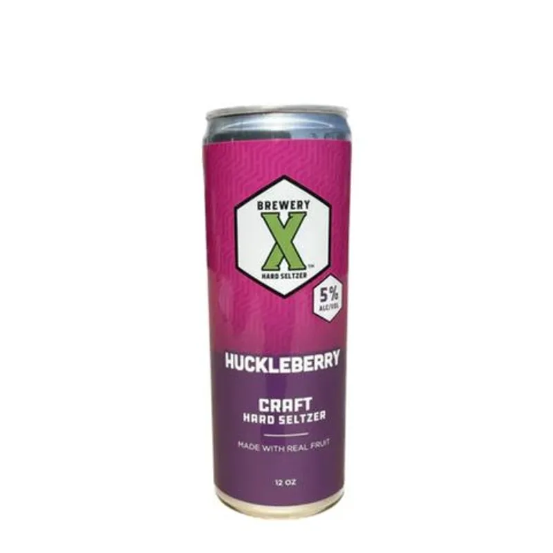 Brewery X Huckleberry Hard Seltzer view 1