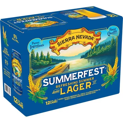 Sierra Nevada Summerfest Crisp Lager 12 Pack 12 oz cans