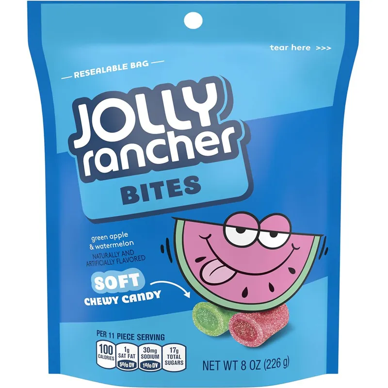 Jolly Ranchers Green Apple & Watermelon Bites Candy view 1