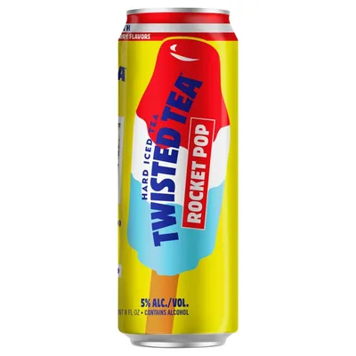 Twisted Tea Rocket Pop Hard Iced Tea 24 oz can