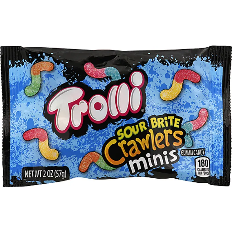Trolli Sour Brite Crawlers Minis Bag view 1