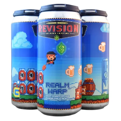 Revision Realm Warp IPA 4-pack 16 oz cans