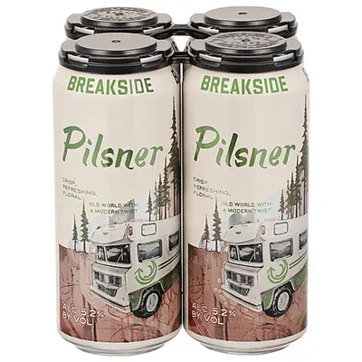 Breakside Brewing Pilsner 4 Pack 64 oz can
