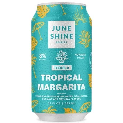 JuneShine Tropical Margarita 12 oz can