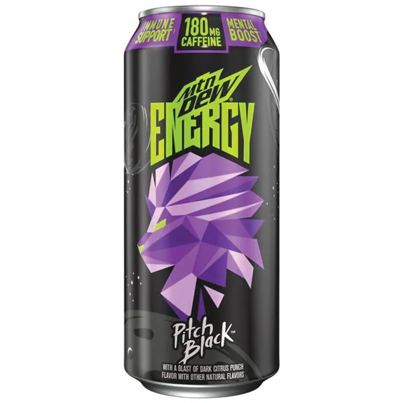 Mountain Dew Energy Pitch Black view 1