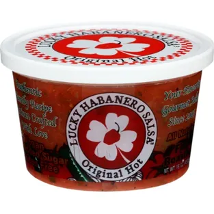 Lucky Habanero Salsa Original Hot Box