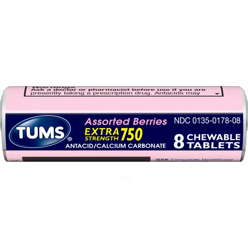 Tums Extra Strength Assorted Berries Antacid Chewable Tablets view 1