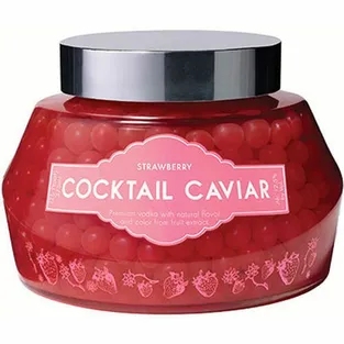 Boba Pops Cocktail Caviar Strawberry