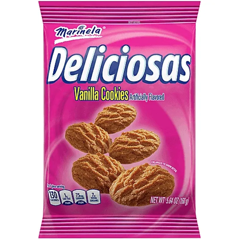 Marinela Deliciosas Cookies Vanilla Bag view 1