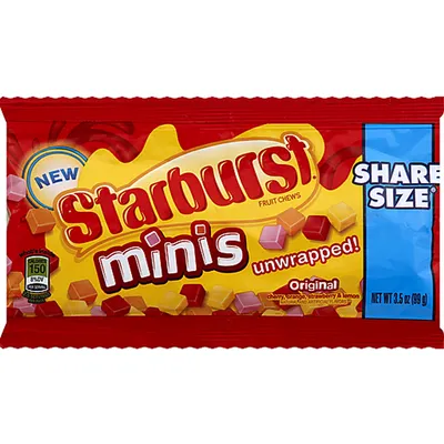 Starburst Minis Original Fruit Chews 3.5 oz Bag