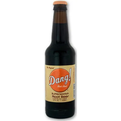 Dang! That's Good Butterscotch Root Beer 12 oz Glass Bottle