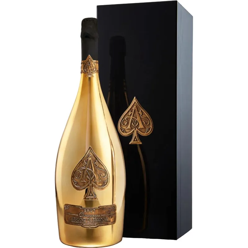 Armand de Brignac Ace of Spades Brut Gold Champagne view 1