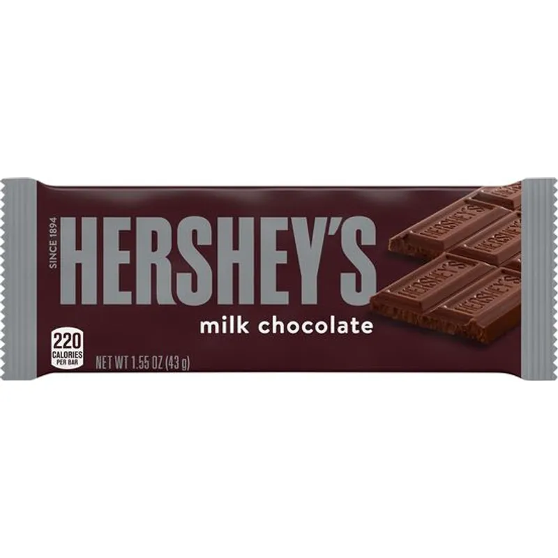 Hershey's Milk Chocolate Candy Bar view 1