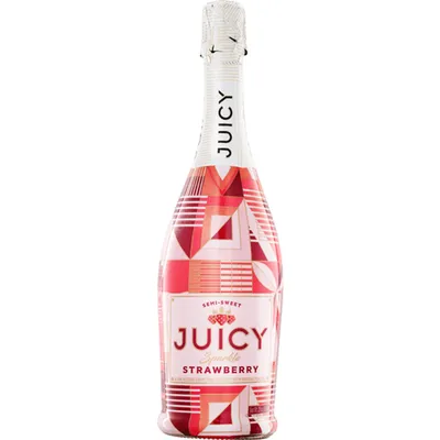 Juicy Sparkle Strawberry Semi-Sweet Sparkling Wine 750 ml