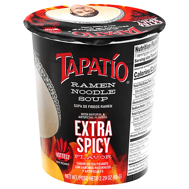 Tapatio Extra Spicy Ramen Noodle Soup view 1