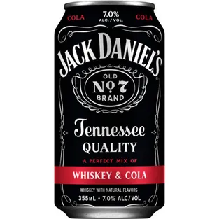 Jack Daniels Whiskey & Cola