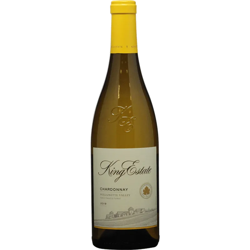 King Estate Chardonnay 2019 view 1