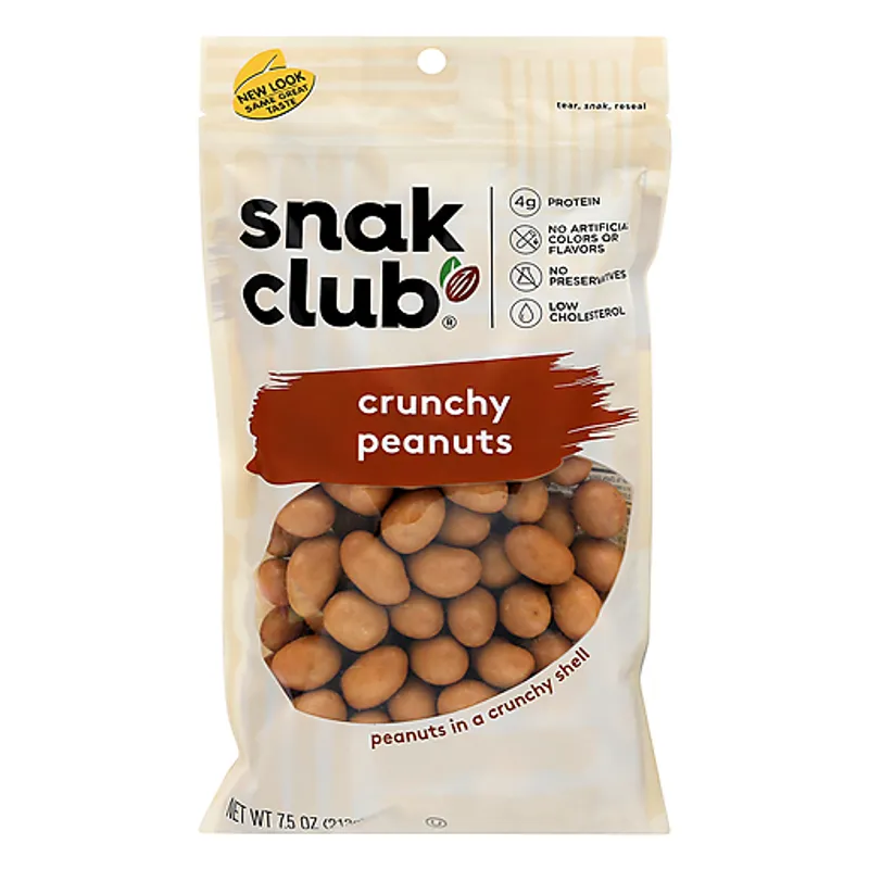 Snak Club Tajin Chili & Lime Crunchy Peanuts view 1