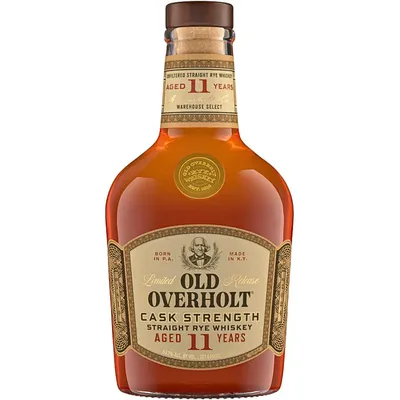 Old Overholt Rye Whiskey 11 Year Cask Strength 750mL