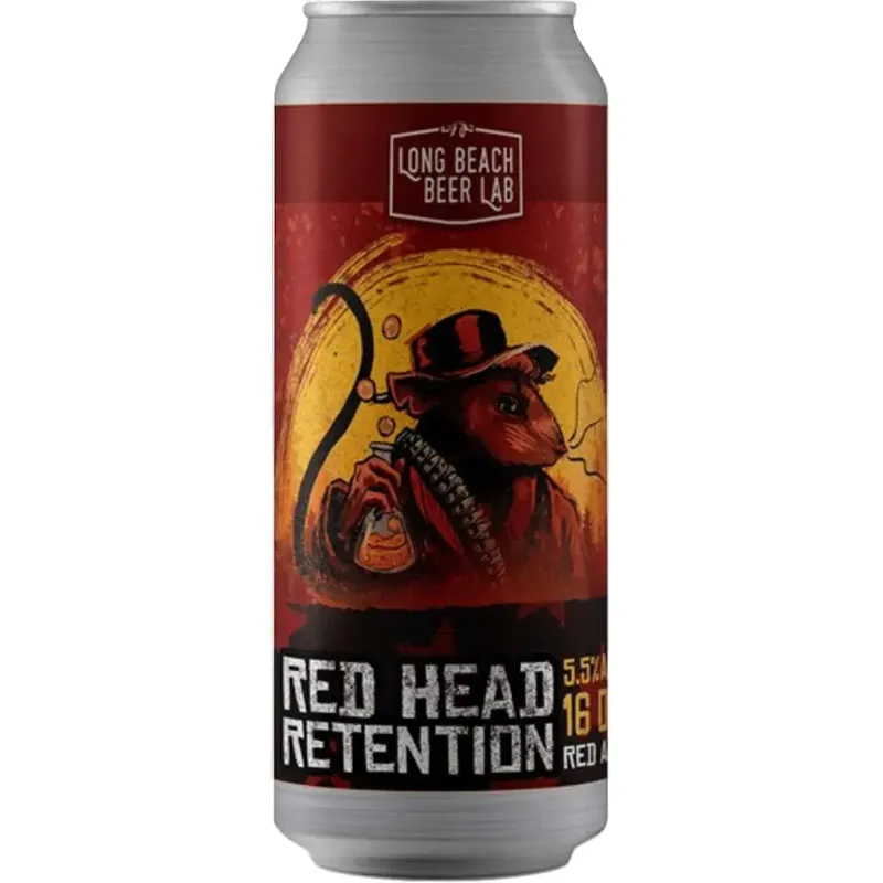 Long Beach Beer Lab Red Head Retention Red Ale view 1