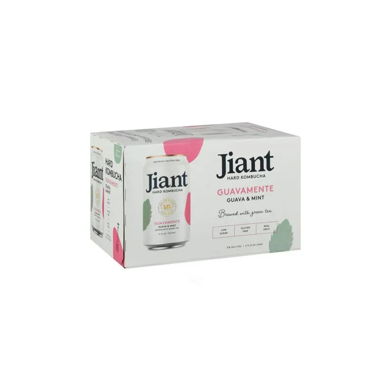 Jiant Guavamente Hard Kombucha view 1