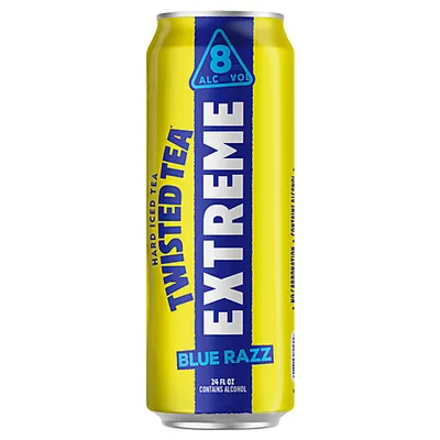 Twisted Tea Extreme Blue Razz Hard Iced Tea 24 oz Can