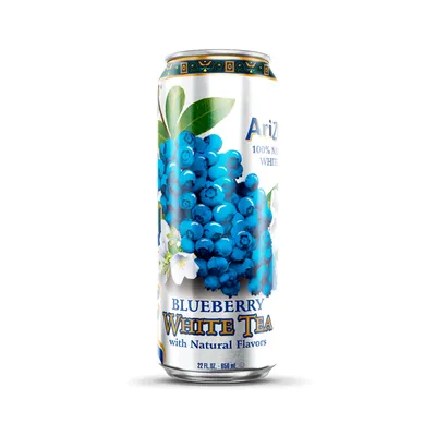 AriZona Blueberry White Tea 22 oz can