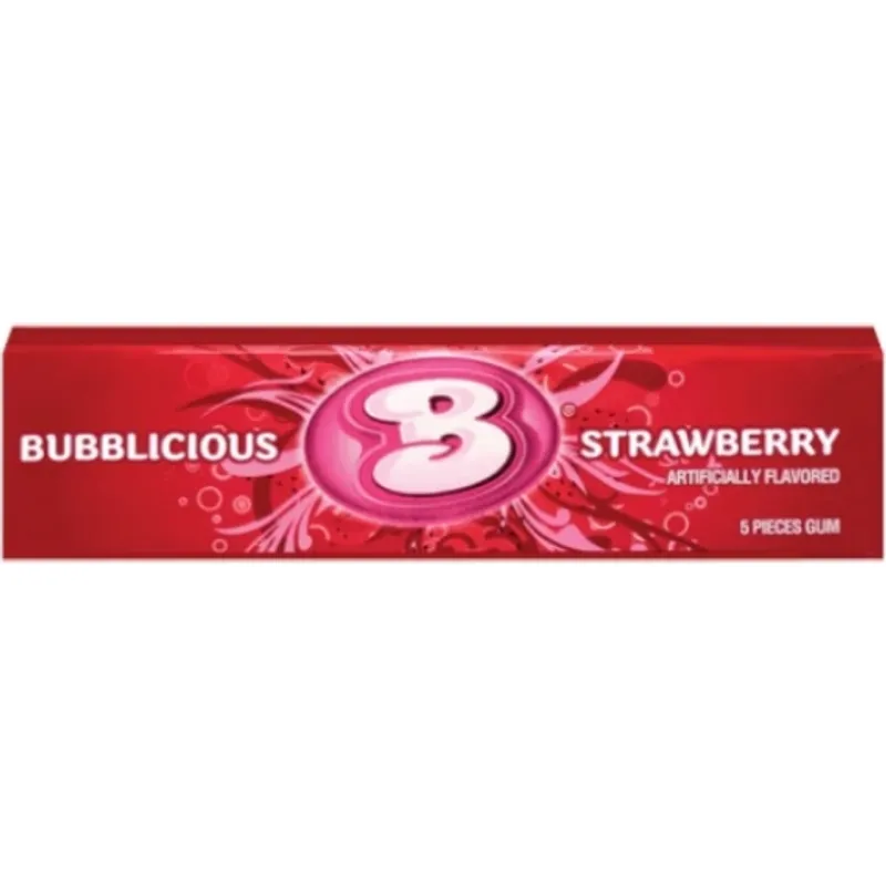 Bubblicious Gum Strawberry view 1