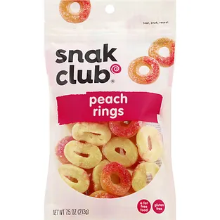 Snak Club Peach Rings