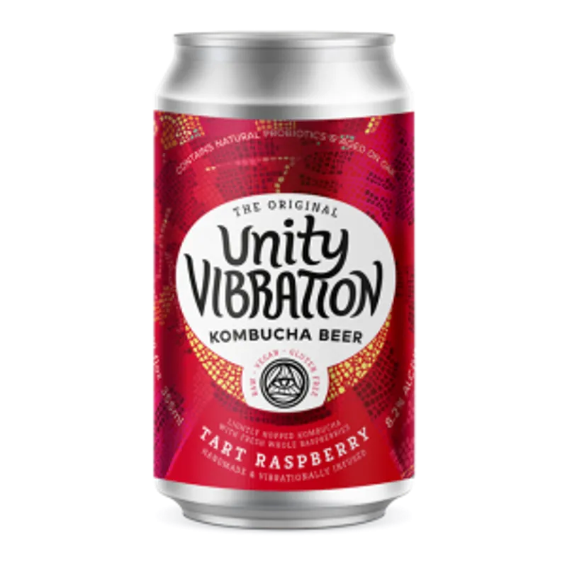 Unity Vibration Kombuchelada Tart Raspberry view 1