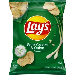 Lay's Sour Cream and Onion Flavored Bag