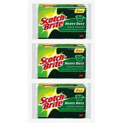 Scotch-Brite Heavy Duty Scrub Sponge 3 Pack