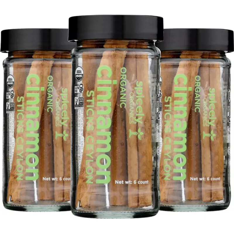 Spicely Organics Organic Cinnamon Sticks Ceylon view 1