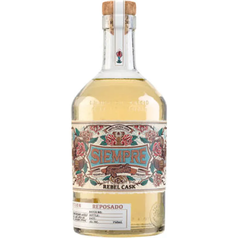 Siempre Rebel Cask Reposado Tequila view 1