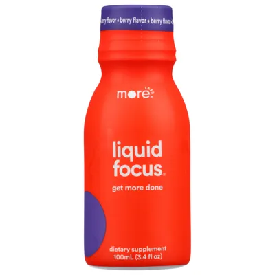 More Labs Liquid Focus Berry Flavor 3.4 oz Bottle