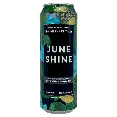 JuneShine Midnight Painkiller Hard Kombucha 19.2 oz can