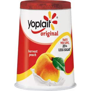 Yoplait Original Harvest Peach Yogurt