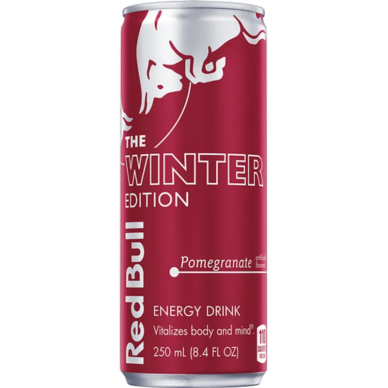 Redbull Pomegranate Energy Drink view 1