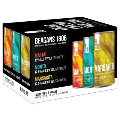 Beagans 1806 Whiskey Party Cocktail Pack 6 x 200 mL