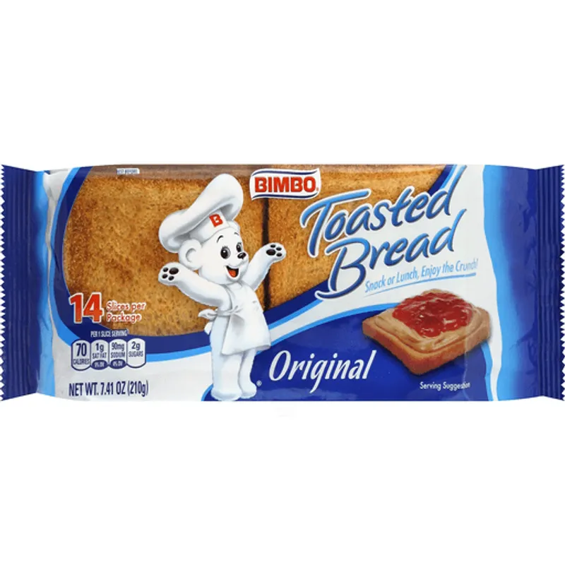 Bimbo Pan Tostado Clasico Toasted Bread view 1