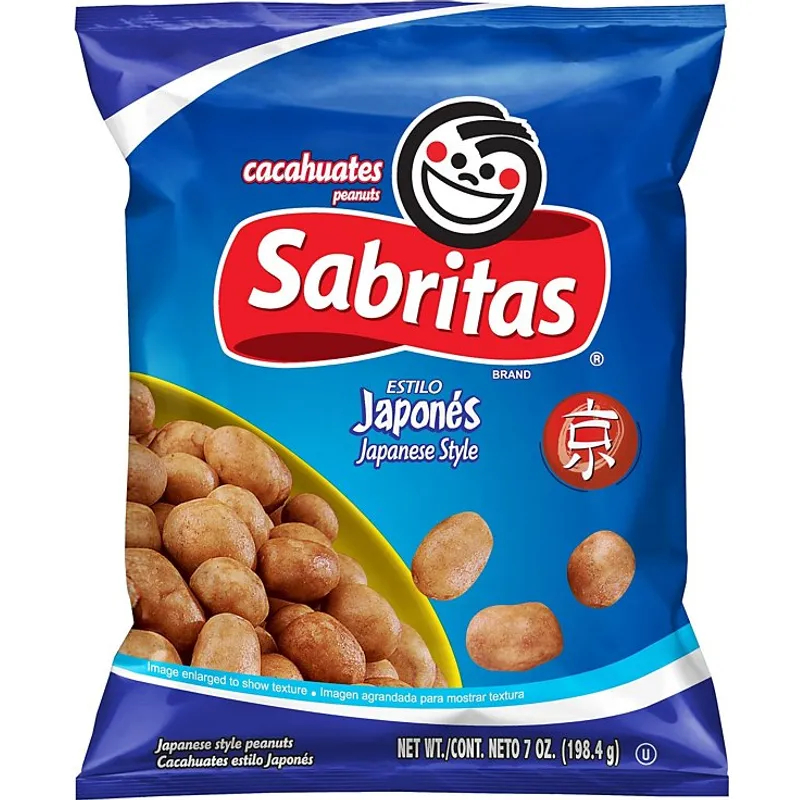 Sabritas Cachuates - Peanuts Japanese Style Bag view 1
