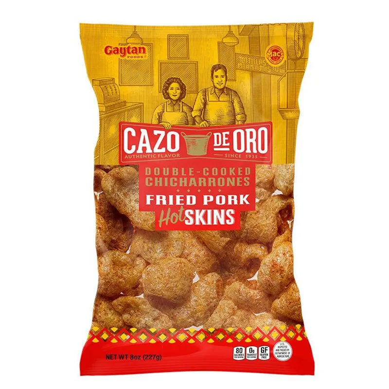 Cazo de Oro Hot Pork Skins view 1