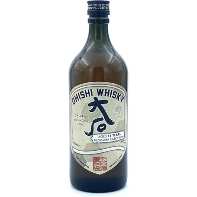 Ohishi Mizunara Cask Finish Japanese Whisky 11 Year 750mL Bottle 42.4% ABV