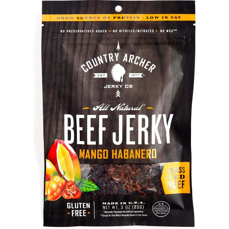 Country Archer Jerky Co Beef Jerky Mango Habanero Box view 1