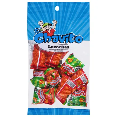 El Chavito Locochas Watermelon Chili Mexican Candy 2.6 oz Bag