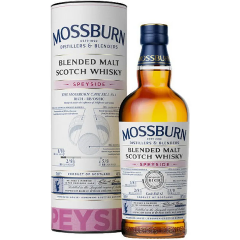 Mossburn Speyside Blended Malt Scotch Whisky view 1