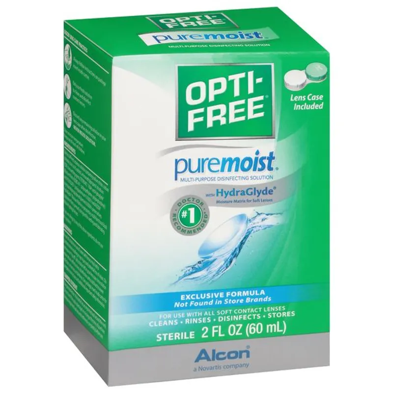 Opti-Free Puremoist Multi-Purpose Disinfecting Contact Lens Solution view 1