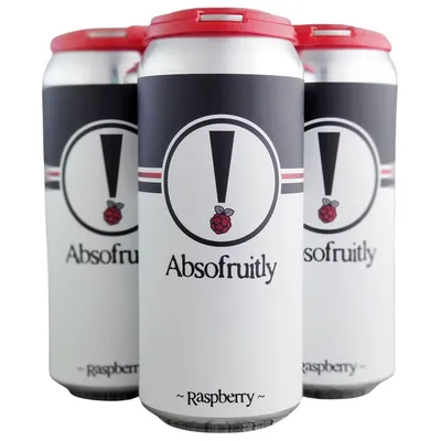 Chapman Crafted Beer Absofruitly Raspberry Berliner Weisse 4 Pack 64 oz can